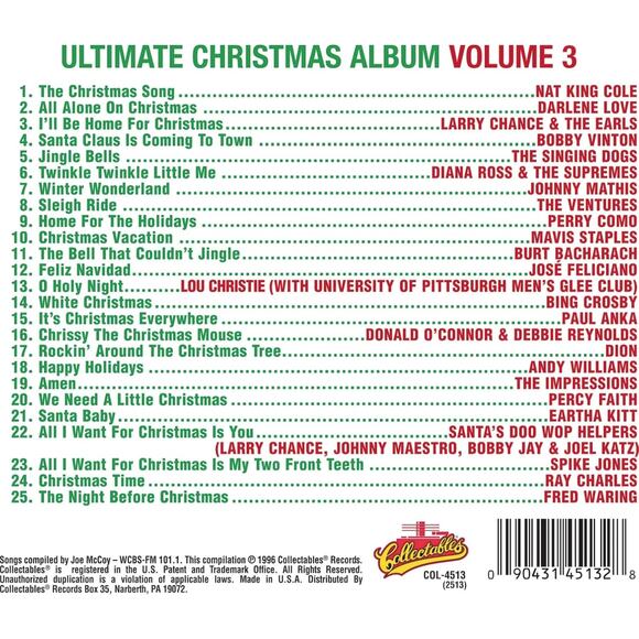 Ultimate Christmas Album Vol 3 & 4 CD Set 50 Classic Holiday Music Songs Sealed - Picture 6 of 9
